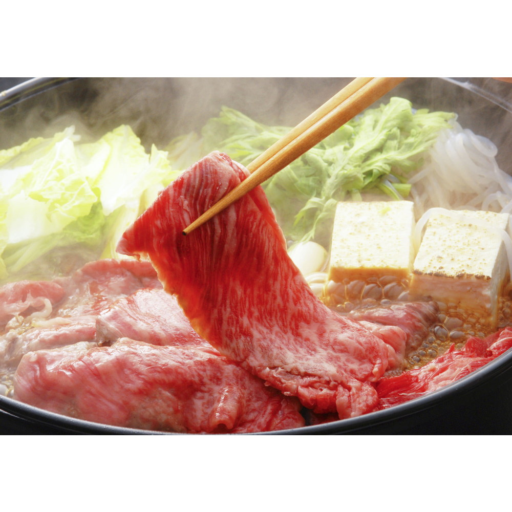 佐賀・唐津「上場亭」佐賀牛モモすき焼用希少部位イチボ