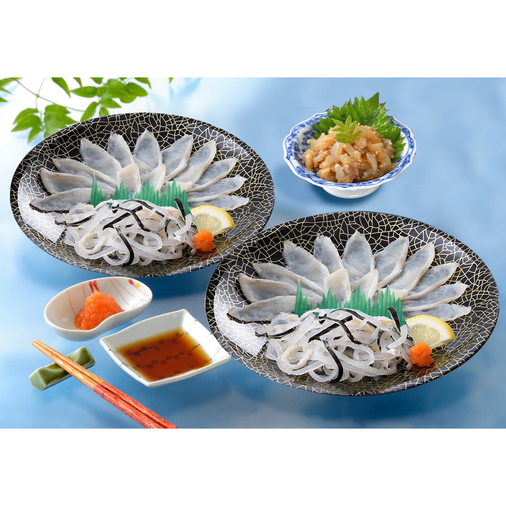 山口「関とら本店」ふく刺身・とらふく塩辛セット