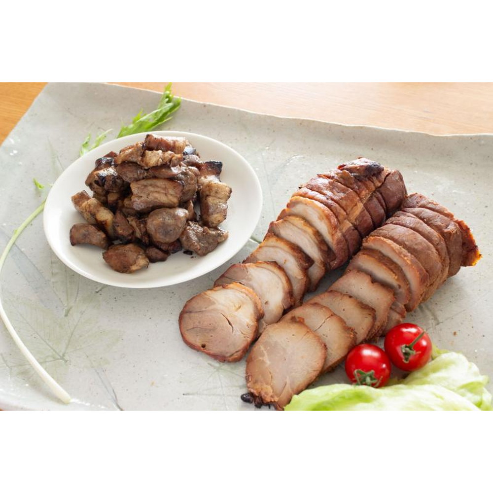 「鹿児島ますや」　黒豚 炭火焼と炭火焼豚
