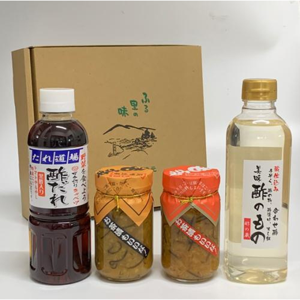 福岡・八女「江﨑酢醸造元」　ふるさとの味 万能調味料セット